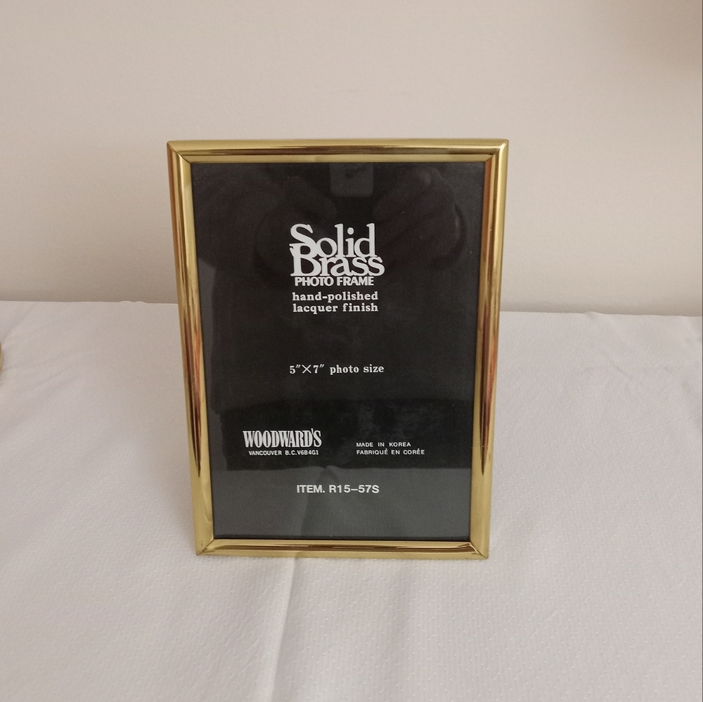 Solid Brass Photo Frame